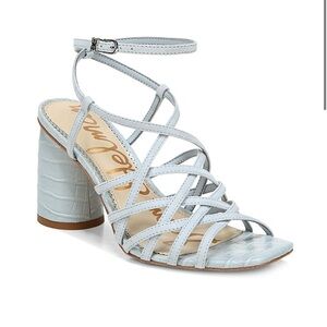 New sam edelman crocodile print- blue